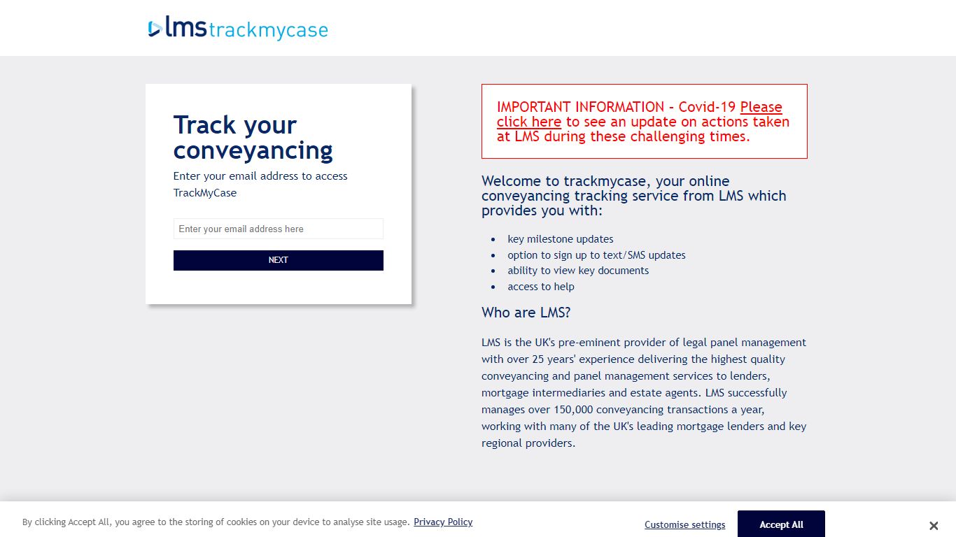 LMS | Track My Case